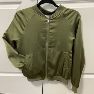 Satin bomber jacket- SM